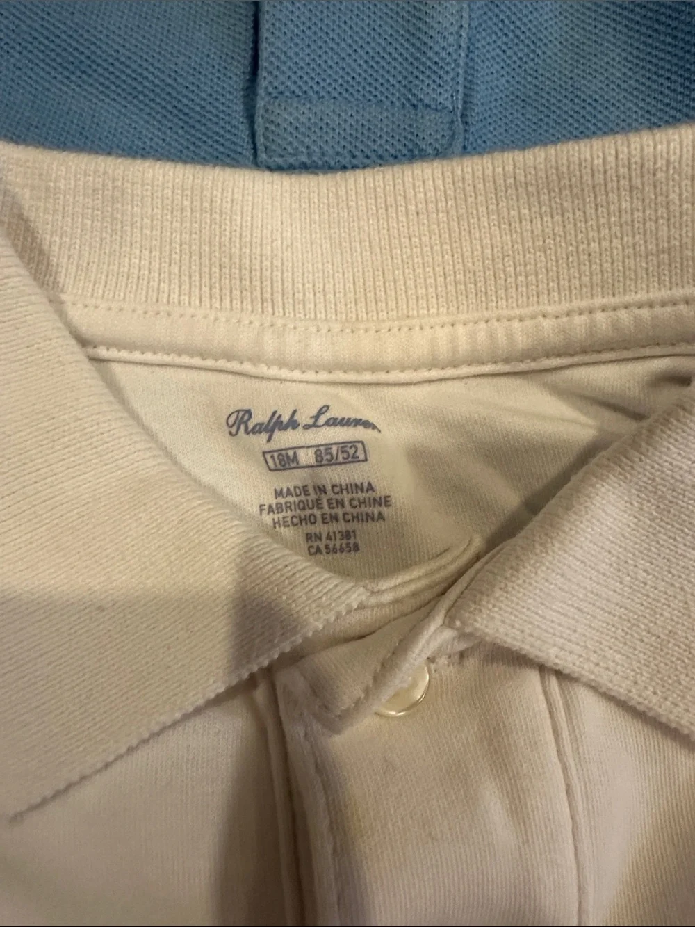 Ralph Lauren Boys Polo & Striped Tee Set in Light Blue, White, Navy